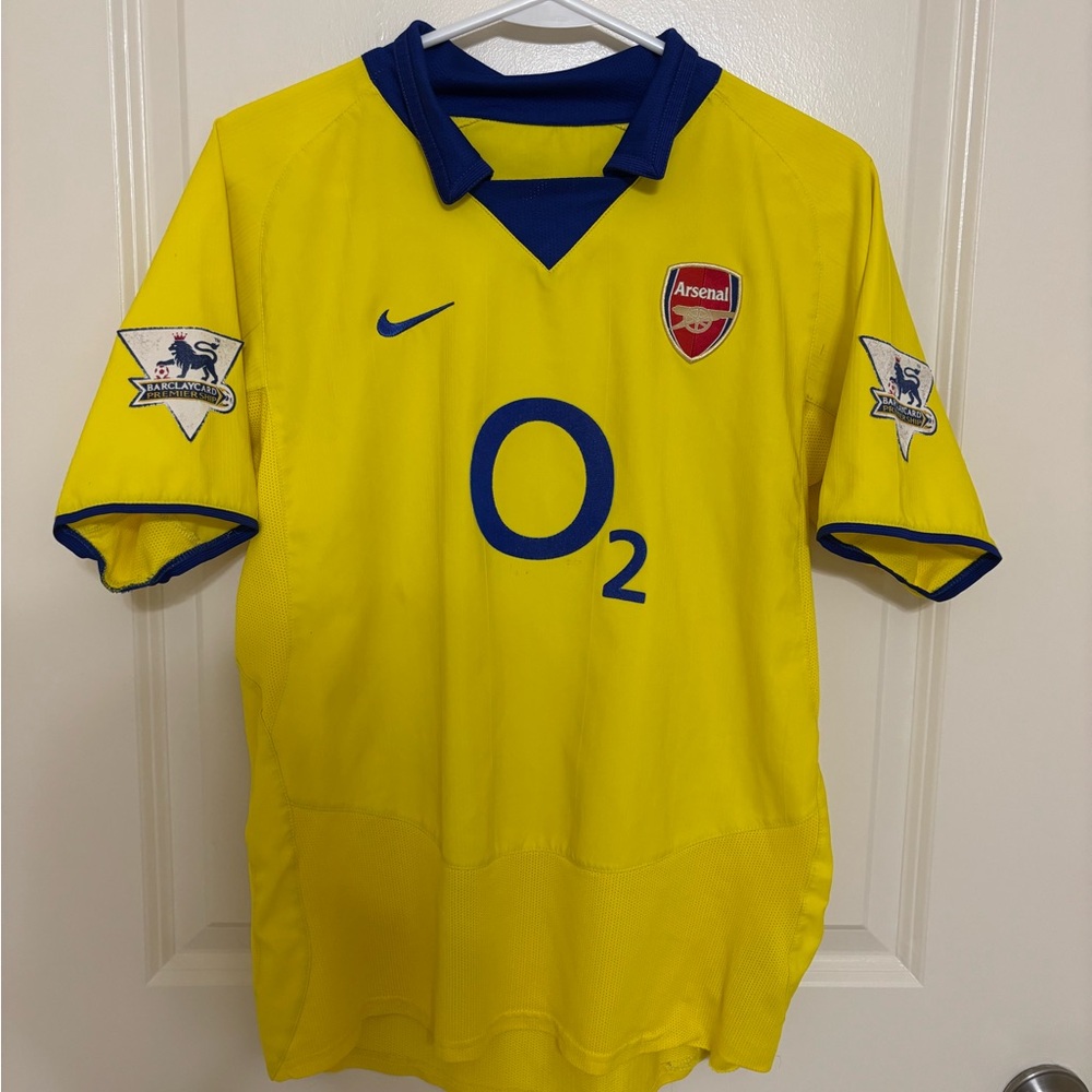 Nike Arsenal Yellow Soccer Jersey